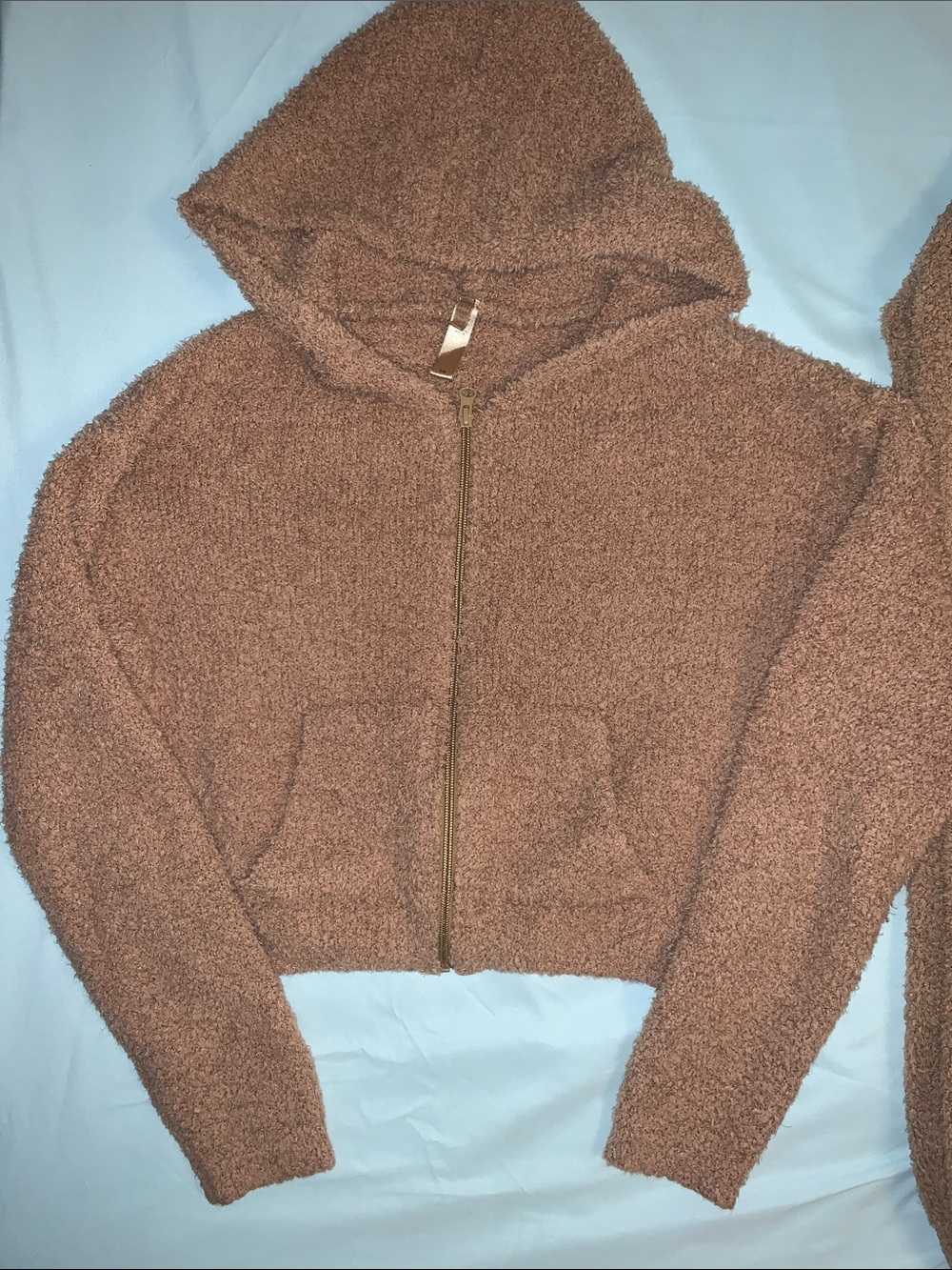 SKIMS Cozy Set Hoodie & Jogger in Camel S/M - Picture 2 of 6